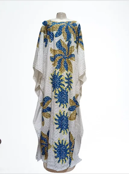 African Dresses For Women Dashiki Robe Africaine Femme Slim Evening Long Dress Clothes Muslim Fashion Abaya Africa Clothing 2023