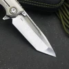 Kevin John New Venom T S30V Blade Titanium Alloy+Carbon Fiber Handle Outdoor Camping Hunting Pocket Knife EDC Tool 5