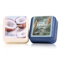 Gommage au glutathion et au noix de coco, savon fait à la main, nettoyage en profondeur et hydratant, huile essentielle végétale de bain, savon Portable 4