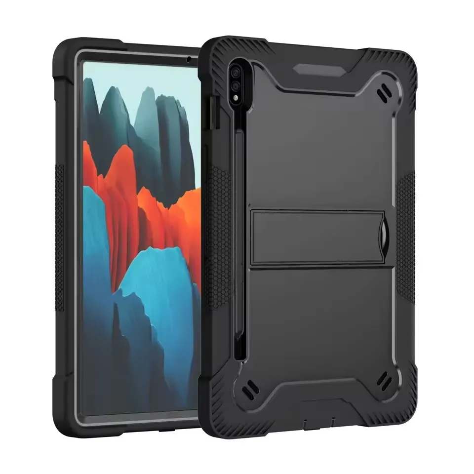 Heavy Duty Armor Kids Hybrid PC-Silicone Tablet Cover