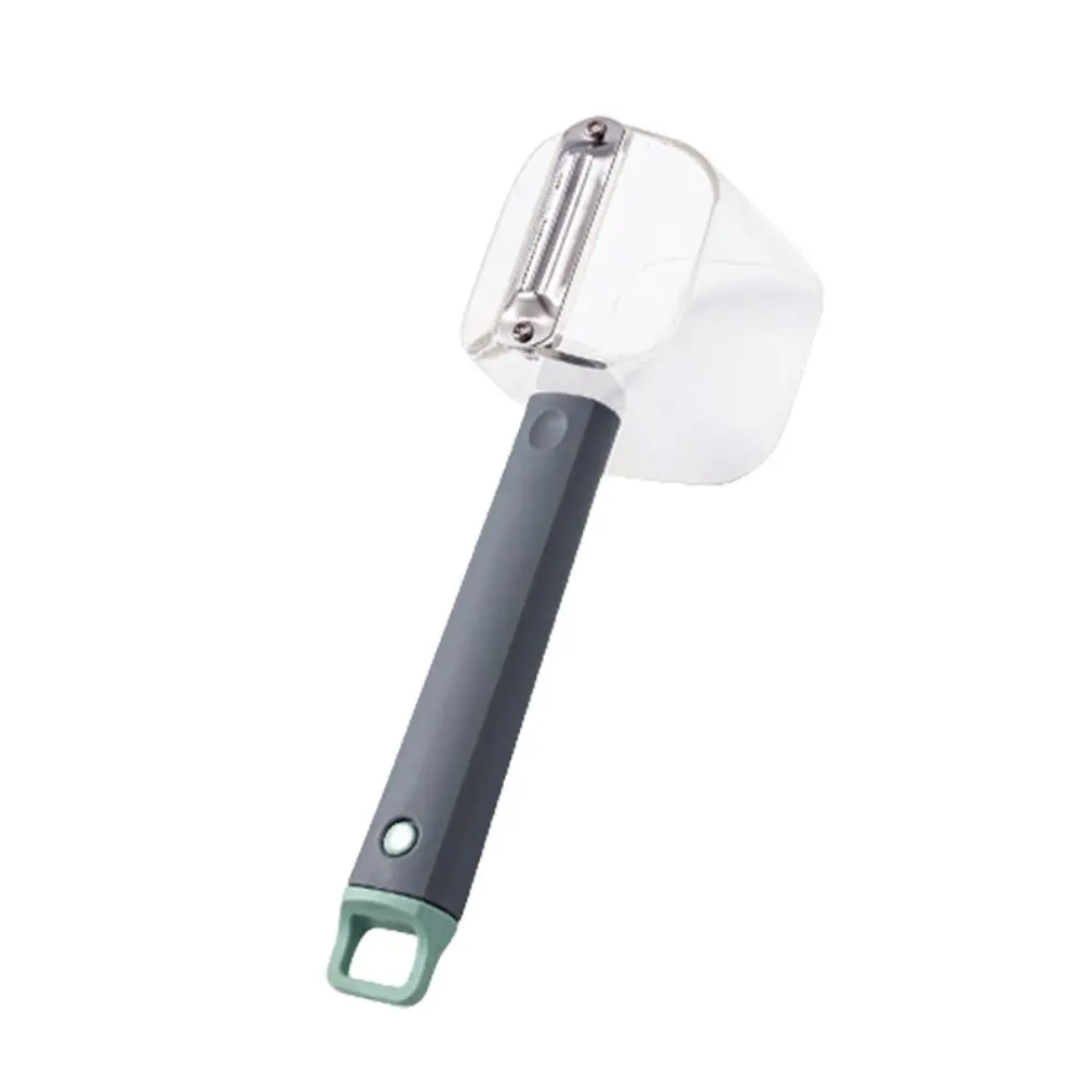 

Кухонный гаджет из нержавеющей стали, одинарная головка, длинная ручка, креативная Овощечистка с хранением, кухонные аксессуары