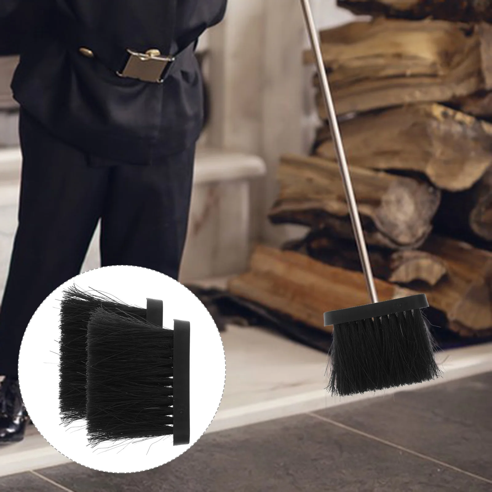 

2 шт., щётки для чистки камина