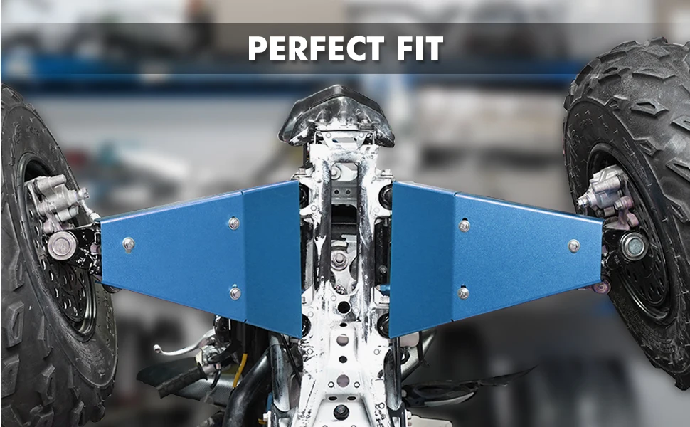 Für Raptor 700 ATV A-Arm Schutzplatten Schutz für Yamaha Raptor 700R 700 YFM700 YFM700R Raptor 700 Aluminiumlegierung Quad Teile – Detail 3