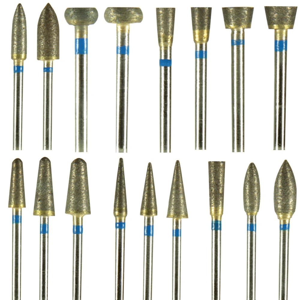 1 Piece Dental Fully sintered Diamond HP Drill Bur 2.35mm Coarse Standard Grind polish for Metal Dental Sintered Bur