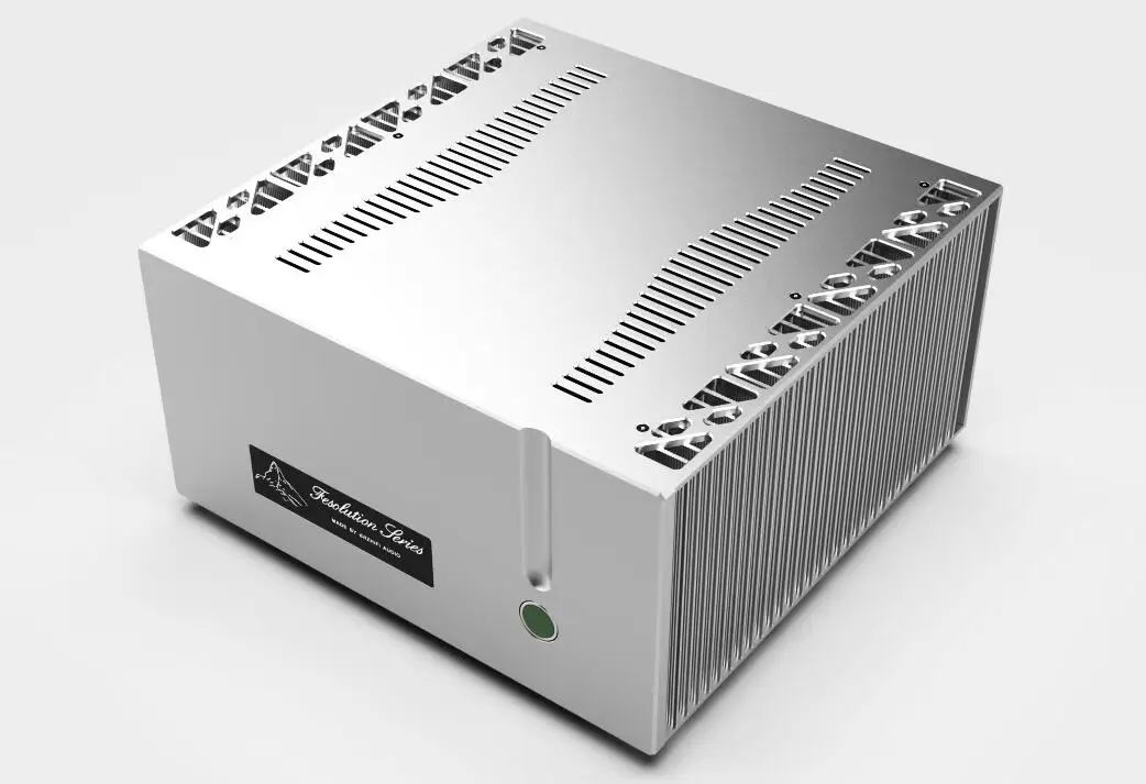 NEW silver full aluminum FM711MK2 power amplifier case audio