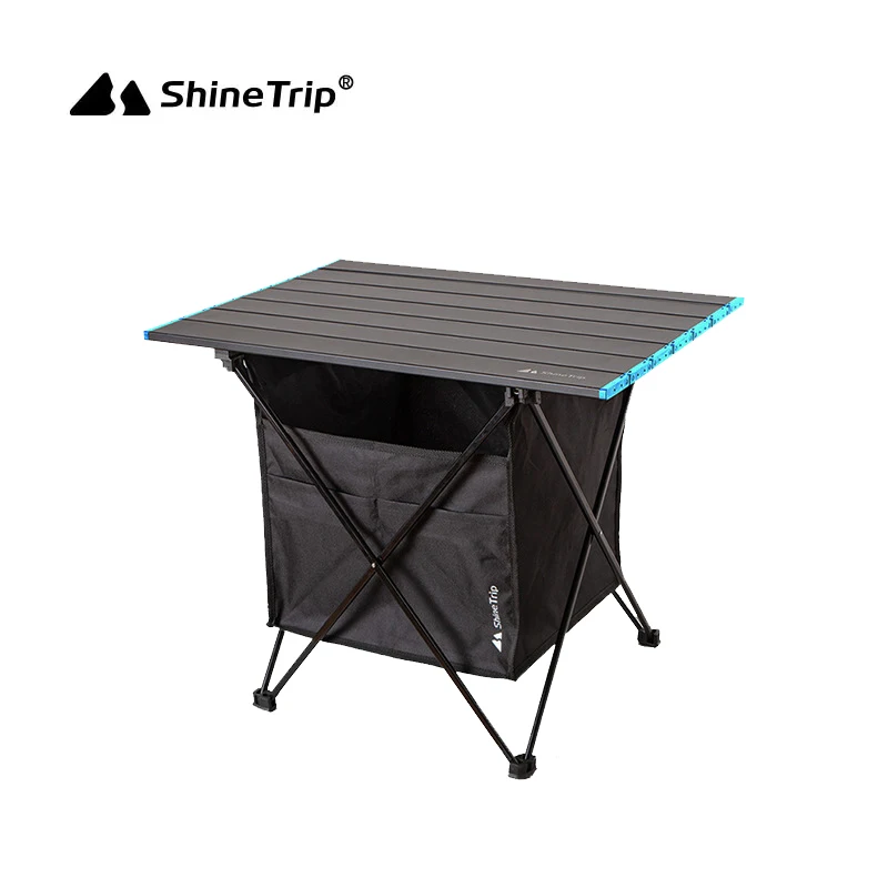 

Outdoor Folding Table with Net Pocket Portable Foldable Aluminum Alloy Desk for Picnic Camping Garden Barbecue Desk Table