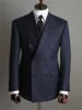 2 Pieces Tuxedo Fashion Blazer Pants Men Suits Double Breasted Buttons Peaked Lapel Formal Party Wedding Groom Tuxedo