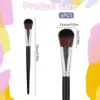 6pcs Mop Brush For Acrylic Painting 1 Inch Blending Brush Paint Brushes For Acrylic Face Body Painting Oval Mop Acrylic Brush 2