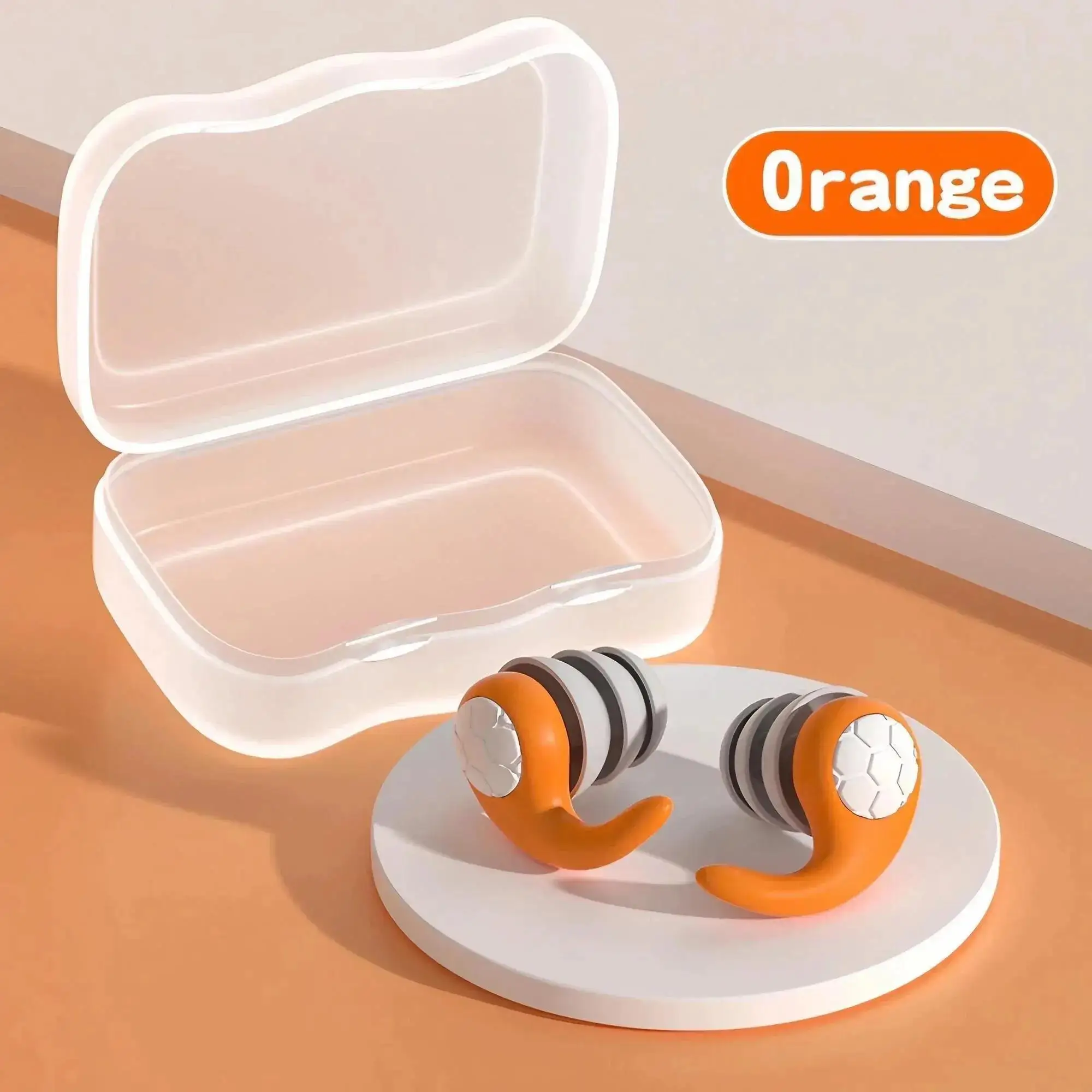 Soft Silicone Noise-Cancelling Waterproof Ear Plugs