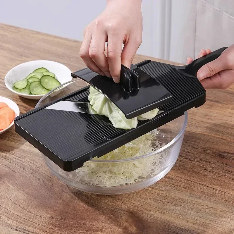 Vegetable Slicer Vegetables Cutter Stainless Steel Cabbage Shredder Manual Chopper Potato Cucumber Carrot Slicer Grater Slicer Kitchen Gadgets