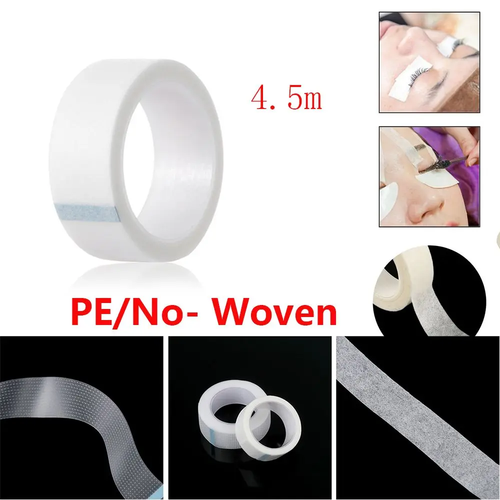 3PCS Professional Micropore  Tape Easy to tear Individual Eye Lashes Under Eye Pad Eyelashes Extension Tape PE Material