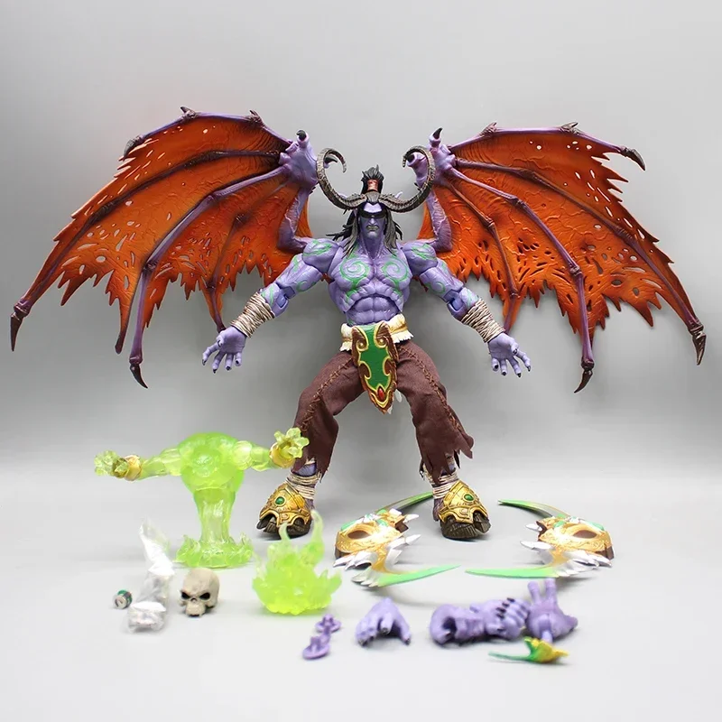 25cm Game World of Warcraft Anime Action Figures Illidan Stormrage