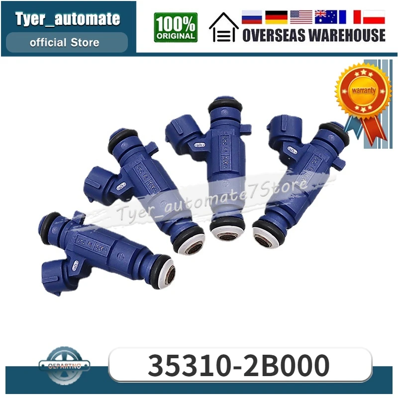 

Топливные форсунки 35310-2B000 353102B000 для 2010 Kia Soul 2011 Kia Soul 4 шт.