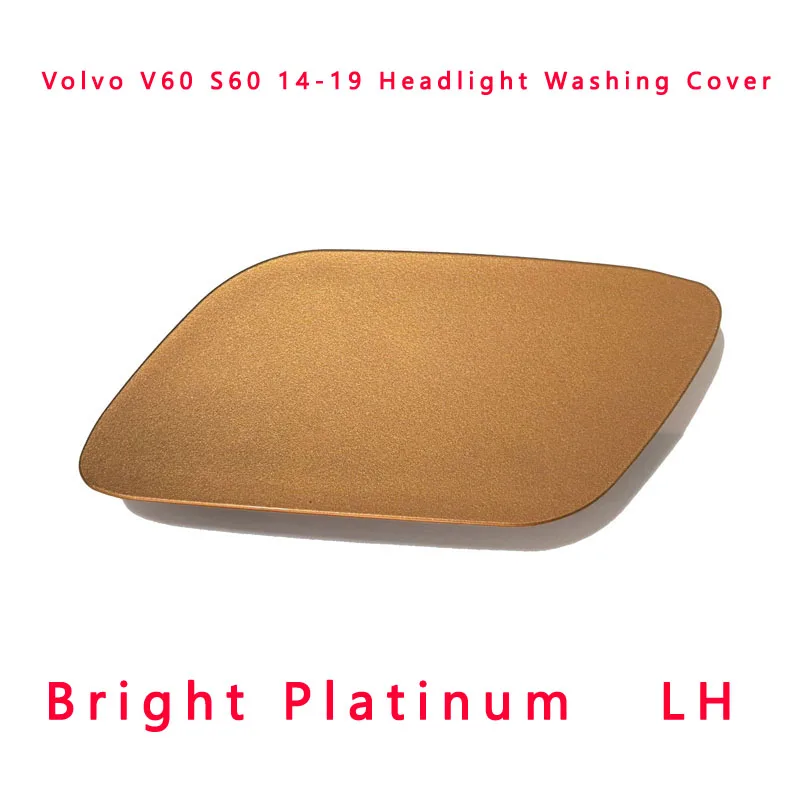 볼보 S60 V60 2014-2019 헤드라이트 청소 캡용 프론트 범퍼 헤드램프 와셔 스프레이 노즐 커버 교체