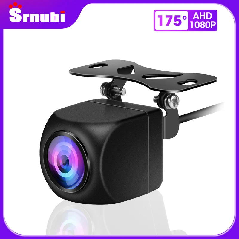 

Srnubi 1920x1080P For Car AHD Reverse Camera 170 Degree Fisheye Lens Starlight Night Vision HD Universal Vehicle Rear View CVBS