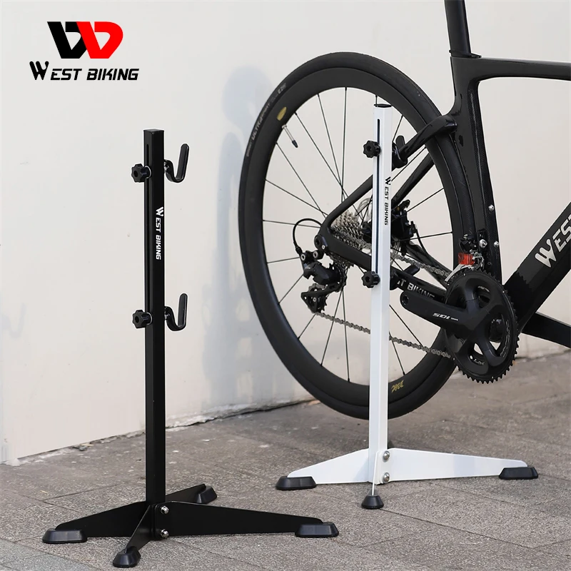 

WEST BIKING Bicycle Parking Rack MTB Road Bike Indoor Garage Storage Rack Bike Repair Stand Adjustable Maintenance Holder