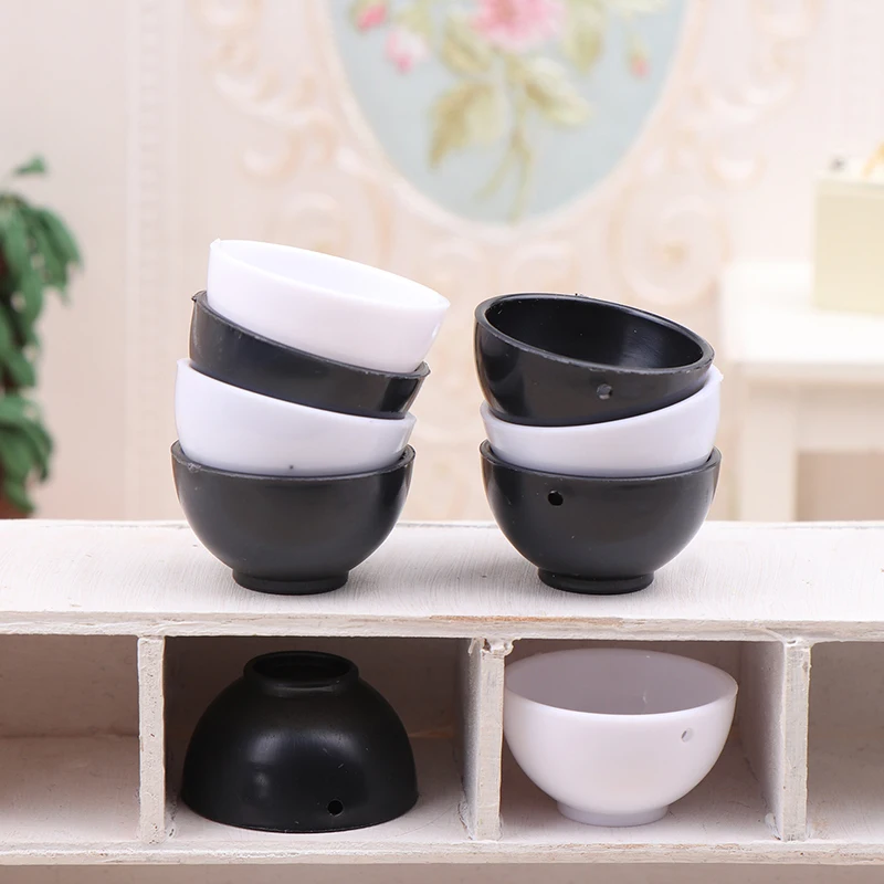 

5Pcs 1/12 Dollhouse Simulation Bowl Set Dollhouse Mini Kitchen Tableware Accessories Dolls House Decor Pretend Play Toy