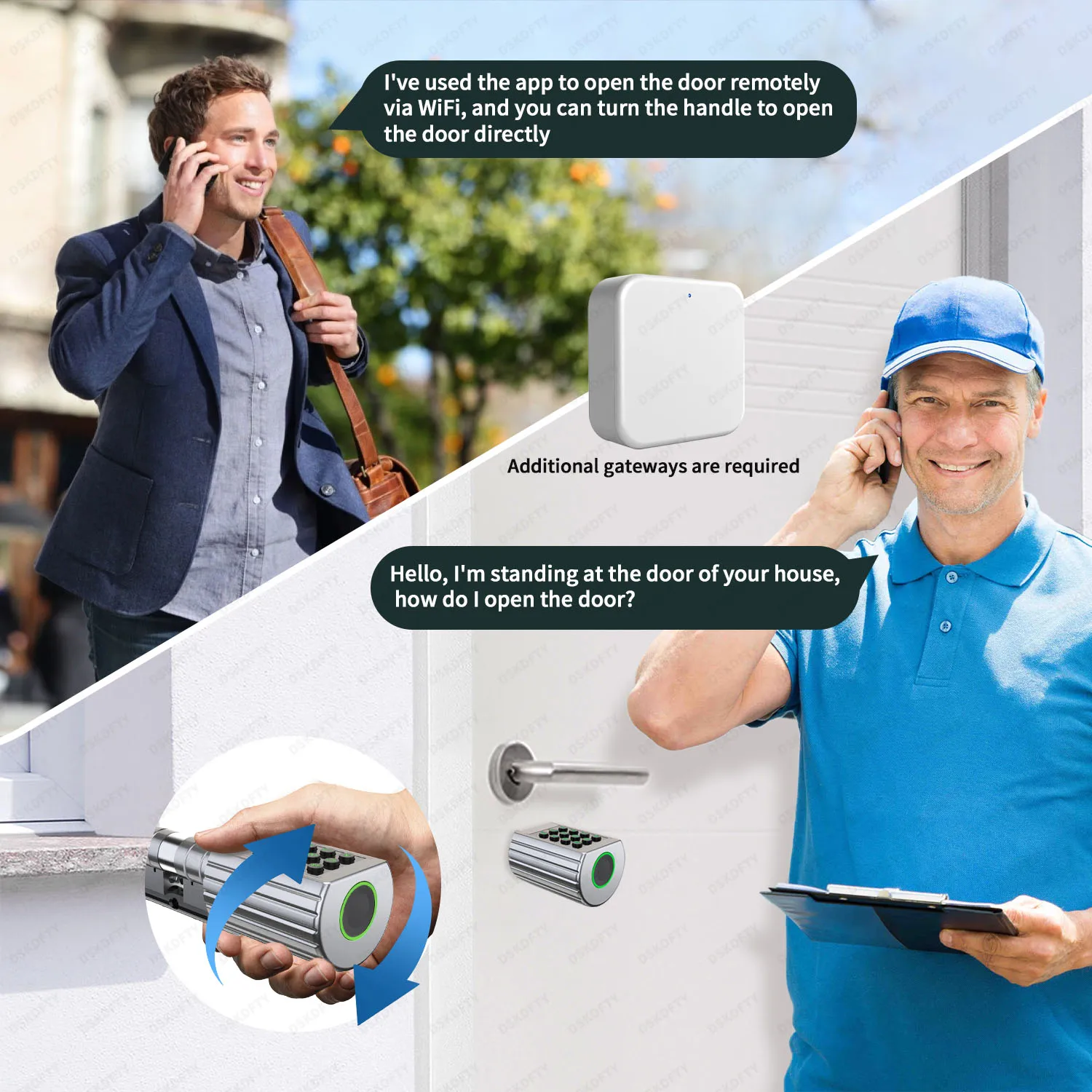 هل المملكة العربية السعودية TTLOCK قفل إلكتروني بب...