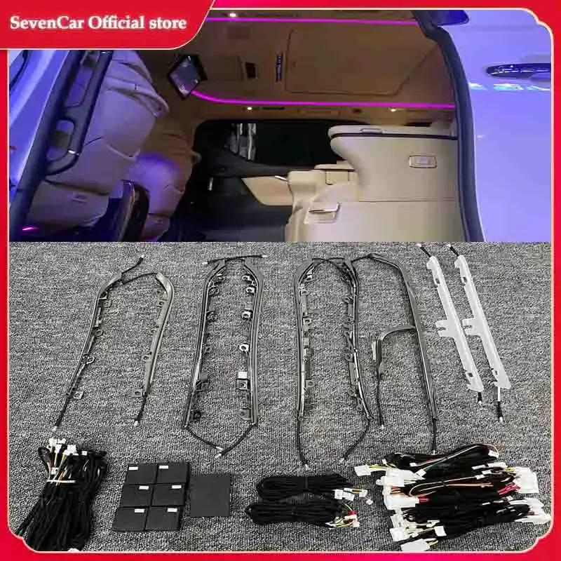 

For Toyota Vellfire Alphard Lexus LM 64 Color High Bright Car Ambient Light Inter Full Set Led LHD/RHD Decorate Light Ambience