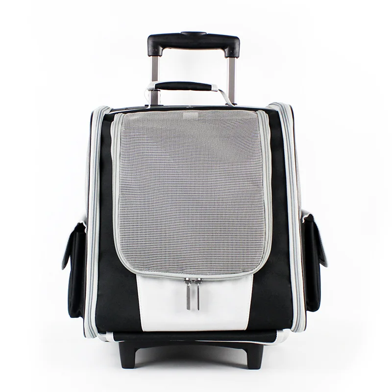 

Portable Pet Backpack 35x29x37cm Cat Trolley Bag Breathable Pet Trolley Case Pet Carrier Load Bearing 7.5KG