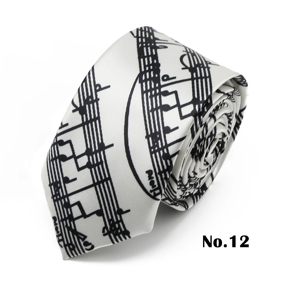 5,5 cm schmale Polyester-Krawatte, schwarz-weiße Streifen, karierter Druck, bunt, bequem, weiche Krawatte, Hochzeit, Party, Accessoires, Geschenk – Detail 12