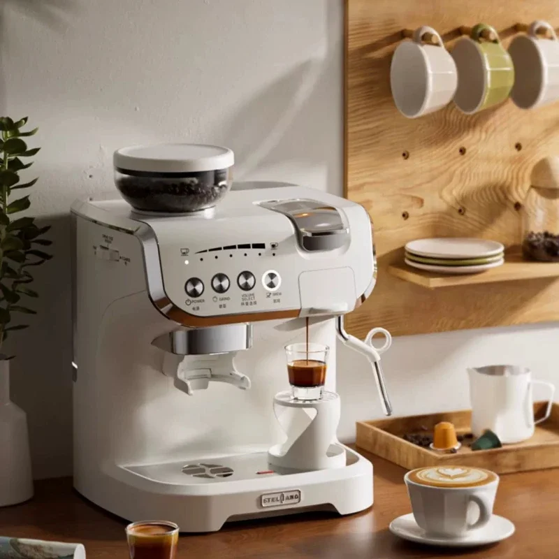 Multifunctional Coffee Machine That Can Use Capsules Grinding Integrated Espresso Machine Semi-automatic Home Coffee Machine