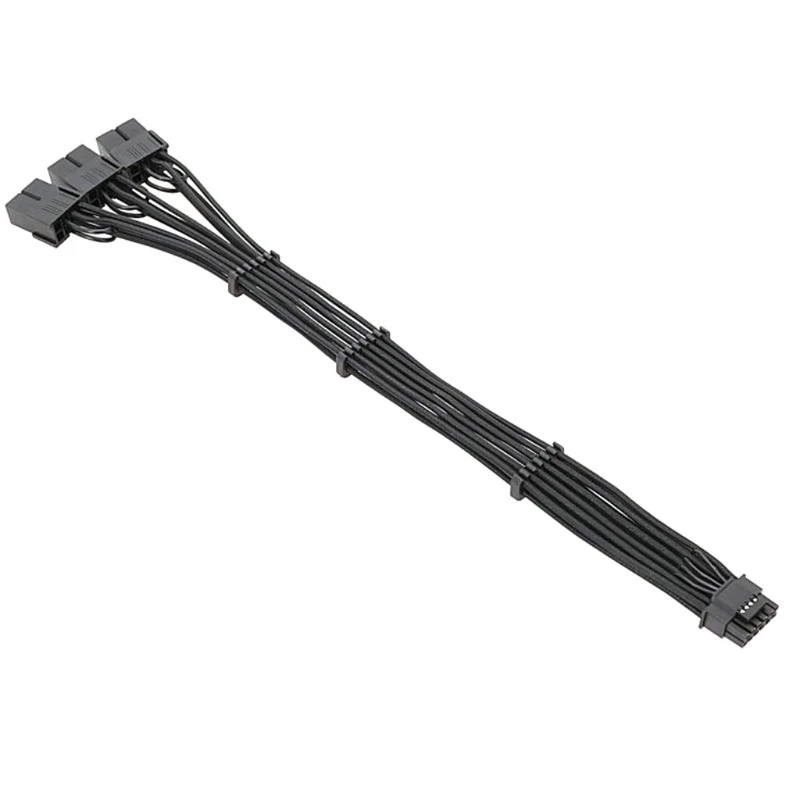 

Dropship 3x 8pin Female to PCIE5.0 12VHPWR 16pin 12+4Pin Cable 16AWG for RTX4000 RTX4080 RTX4090 Series GPU Power Supply Cord