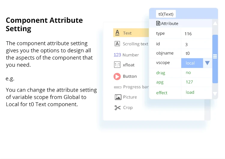 NEXTION 4.3 Inch HMI Touchscreen LCD Display – Intelligent Series NX4827P043 AI Smart Resistive Touchscreen with TFT Display, Serial Port, USART and RTC – Commercial Grade