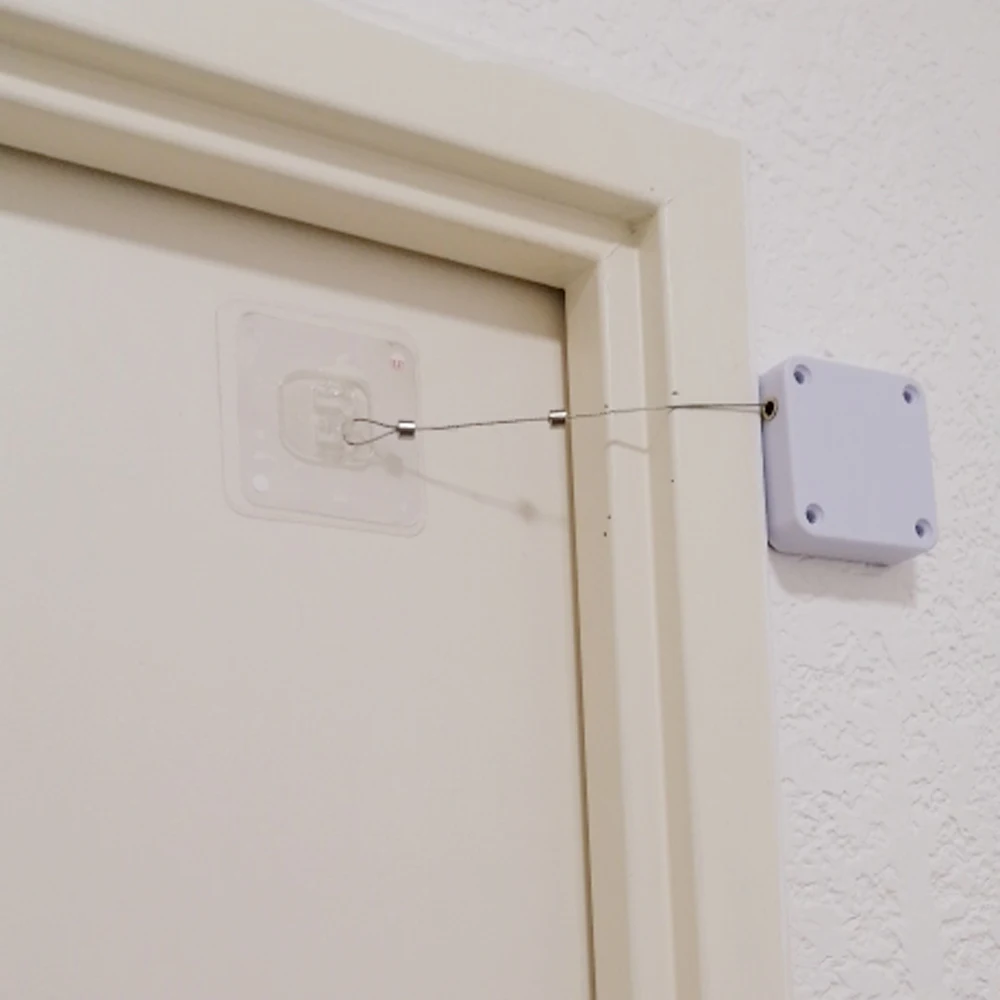 Punch-free Automatic Sensor Door Closer  Sliding Door Automatic Door Closers Hydraulically Buffer Household Door Closing Springs