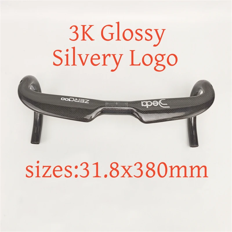 Carbon Fiber Aerodynamic Bicycle Handlebars - Lightweight & Reinforced Design with Internal Routing