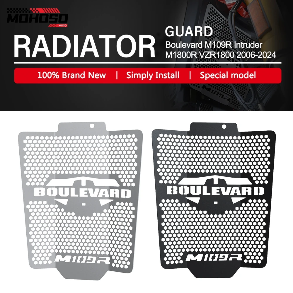 

Motorcycle For Suzuki Boulevard M109R Intruder M1800R VZR1800 2006-2024 2023 2022 Aluminium Radiator Grill Cover Guard Protector