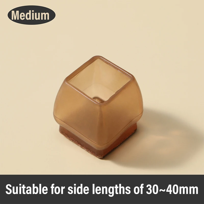 16-Piece Furniture Leg Floor Protectors with Felt Pads and Sliders