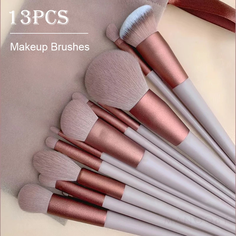 8/13pcs Soft Makeup Brushes Set Eyeliner Eye Shadow Brush Cosmetic