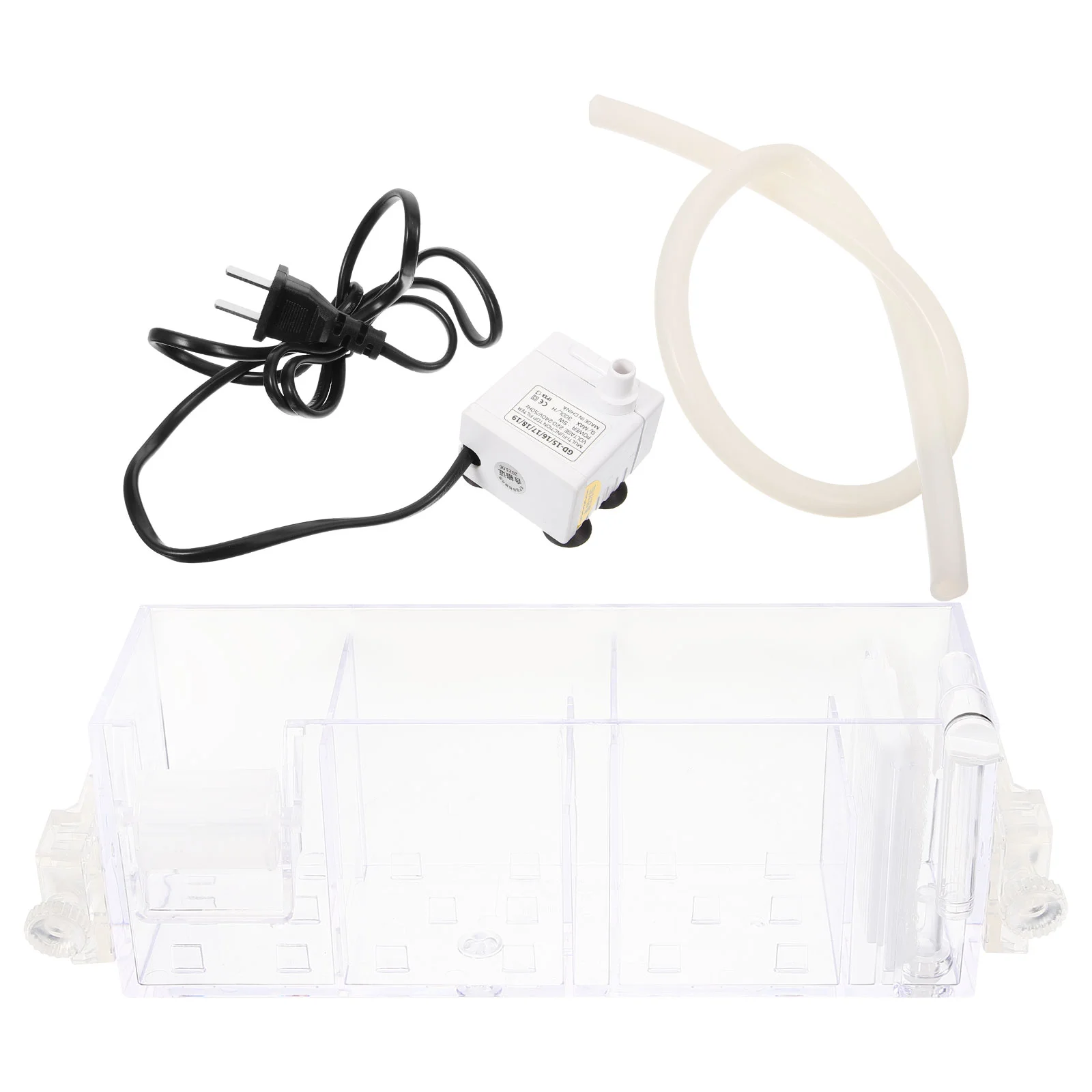

1 Set Aquarium Transparent Filter Box with Filter Fish Tank Hanging Filter Box Aquarium Drip Box