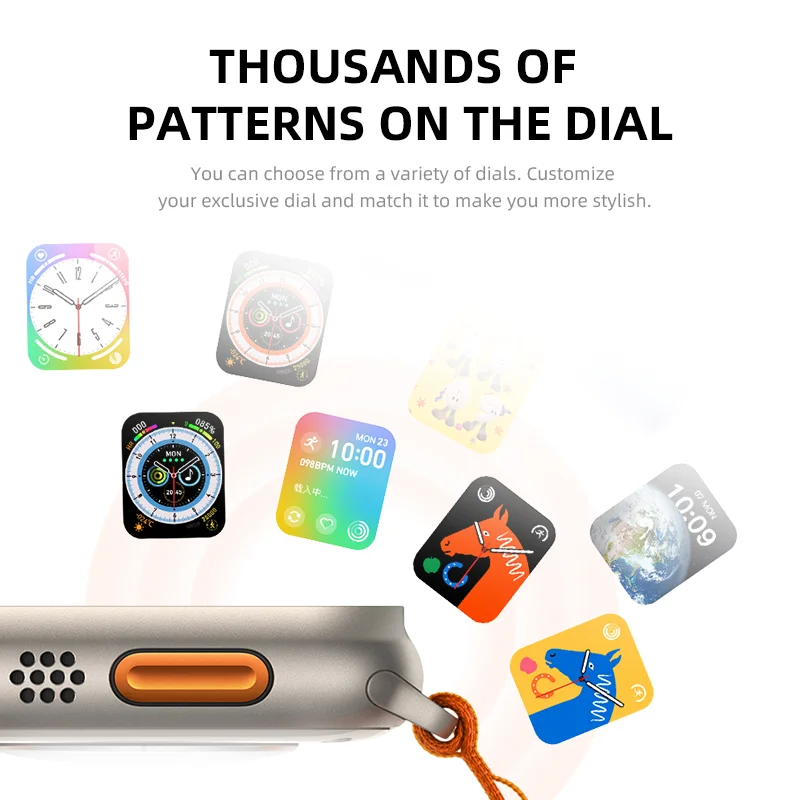 2023 Smartwatch ø 8 Ʈ  ü  SOS    ð PK HW8 DT8 Ʈ ġ 8 NFC