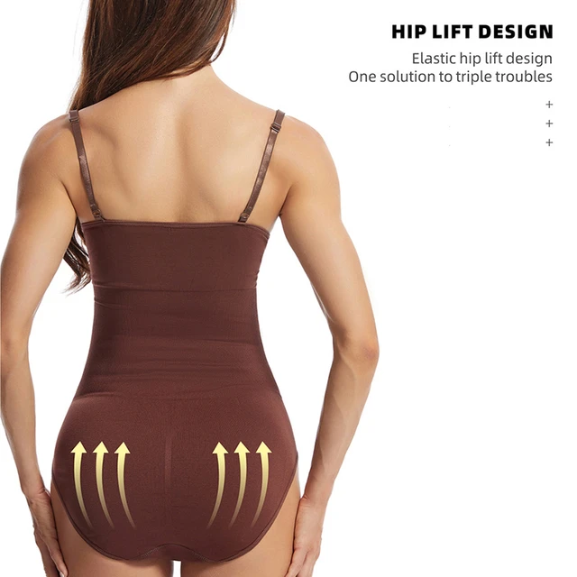 Sexy Thong Bodysuit for Women Tummy Control Shapewear V-Neck Tank Tops  Lingerie Jumpsuit Smooth Body Shaper Waist Slim Underwear - AliExpress