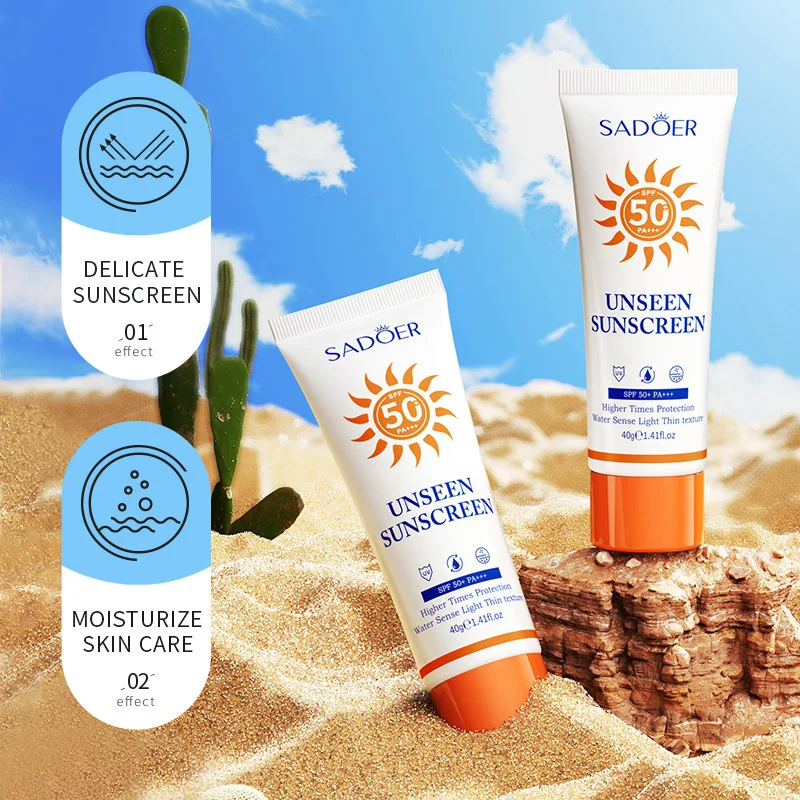 Original Facial Body Sunscreen Whitening Sun Cream Sunblock Skin Protective Cream Anti Sun Facial Protection SPF 50