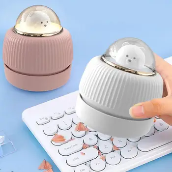USB 충전식 탁상 먼지 진공 청소기, 홈 오피스 테이블 스위퍼, 미니 진공 청소기, 깨끗한 브러시 포함
