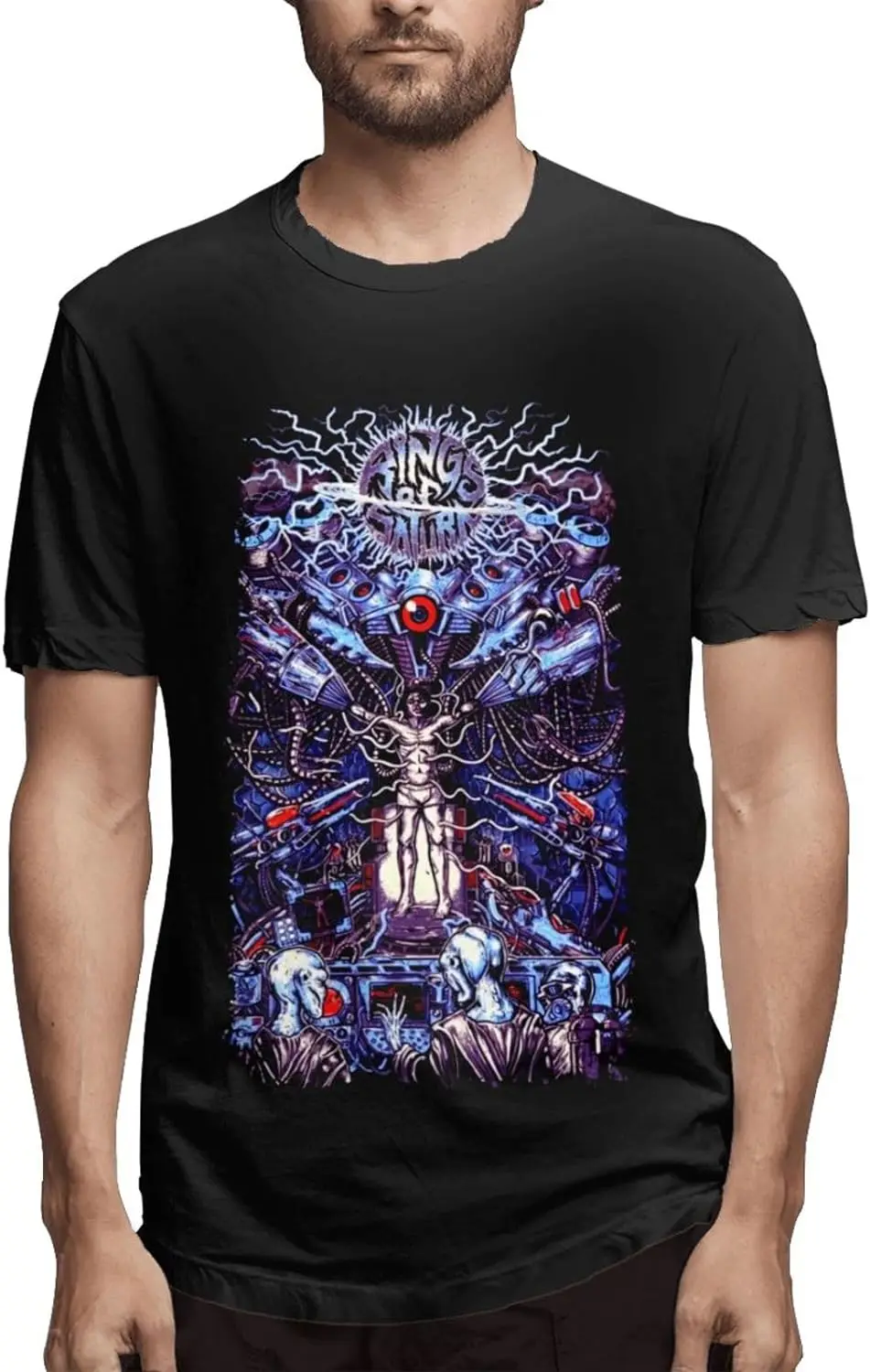 

Футболка мужская хлопковая с круглым вырезом и коротким рукавом