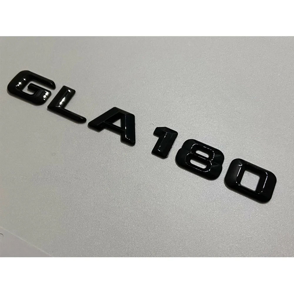 Fuir Mercedes Benz Gla180 Schriftzug Embleme Aufkleber Logo Badge Auto New Black Shiny