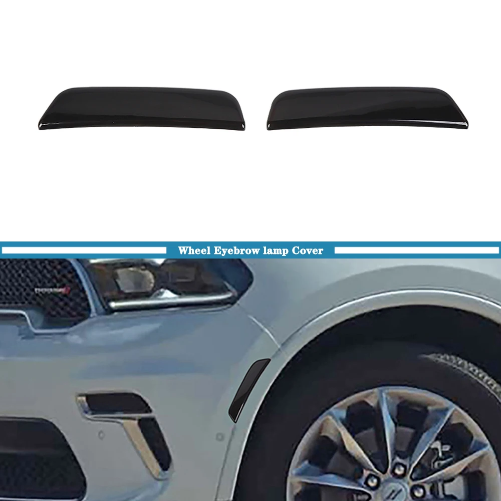 

Колесная лампа для бровей, декоративная накладка для Jeep Grand Cherokee, Dodge Durango 2024, аксессуары для внешней отделки автомобиля, Стайлинг