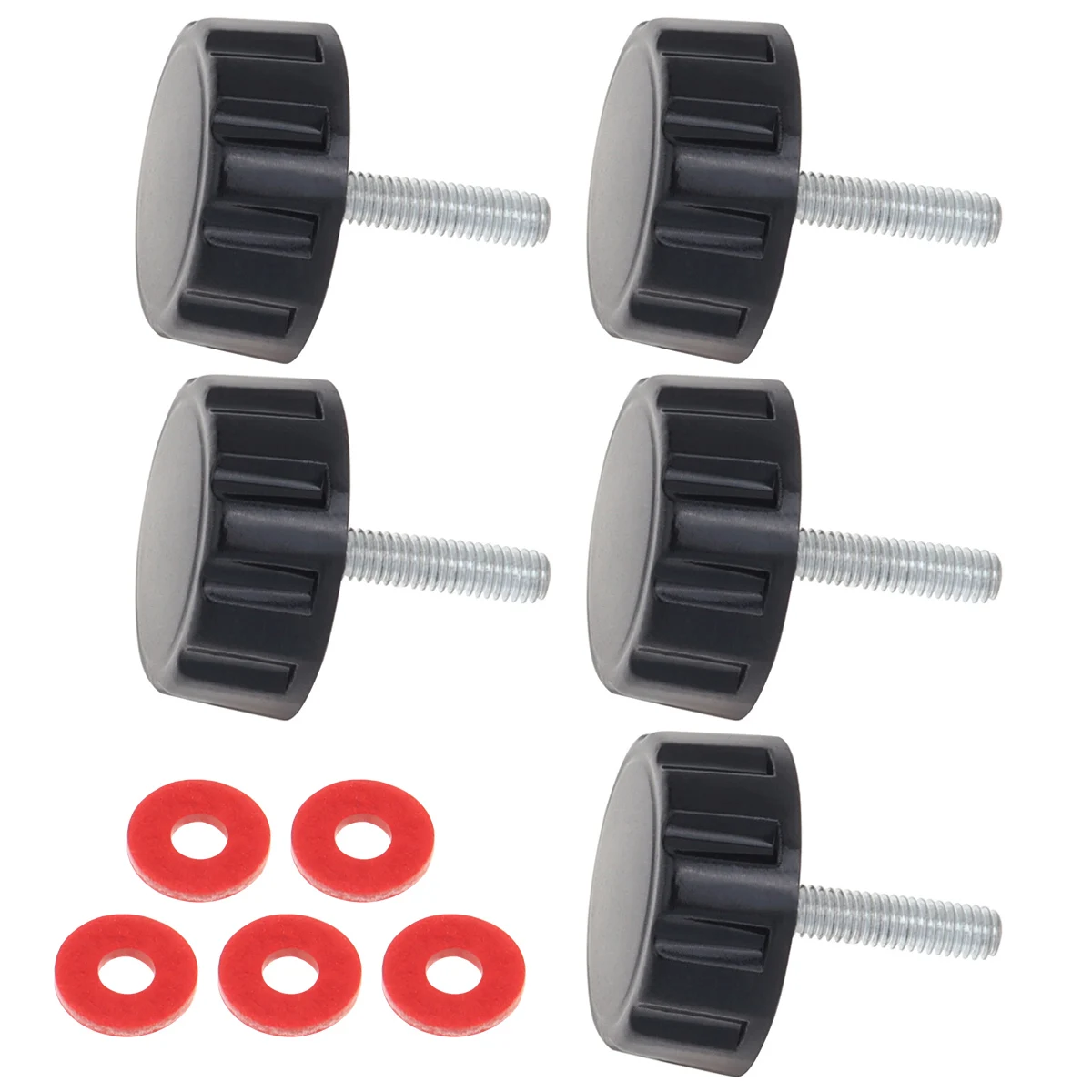 Spinning Fishing Accessory 5pcs/set Universal Serviceable Fishing Reel Handle Screw Caps for Spinning Reel Crank Power Foldable Handle