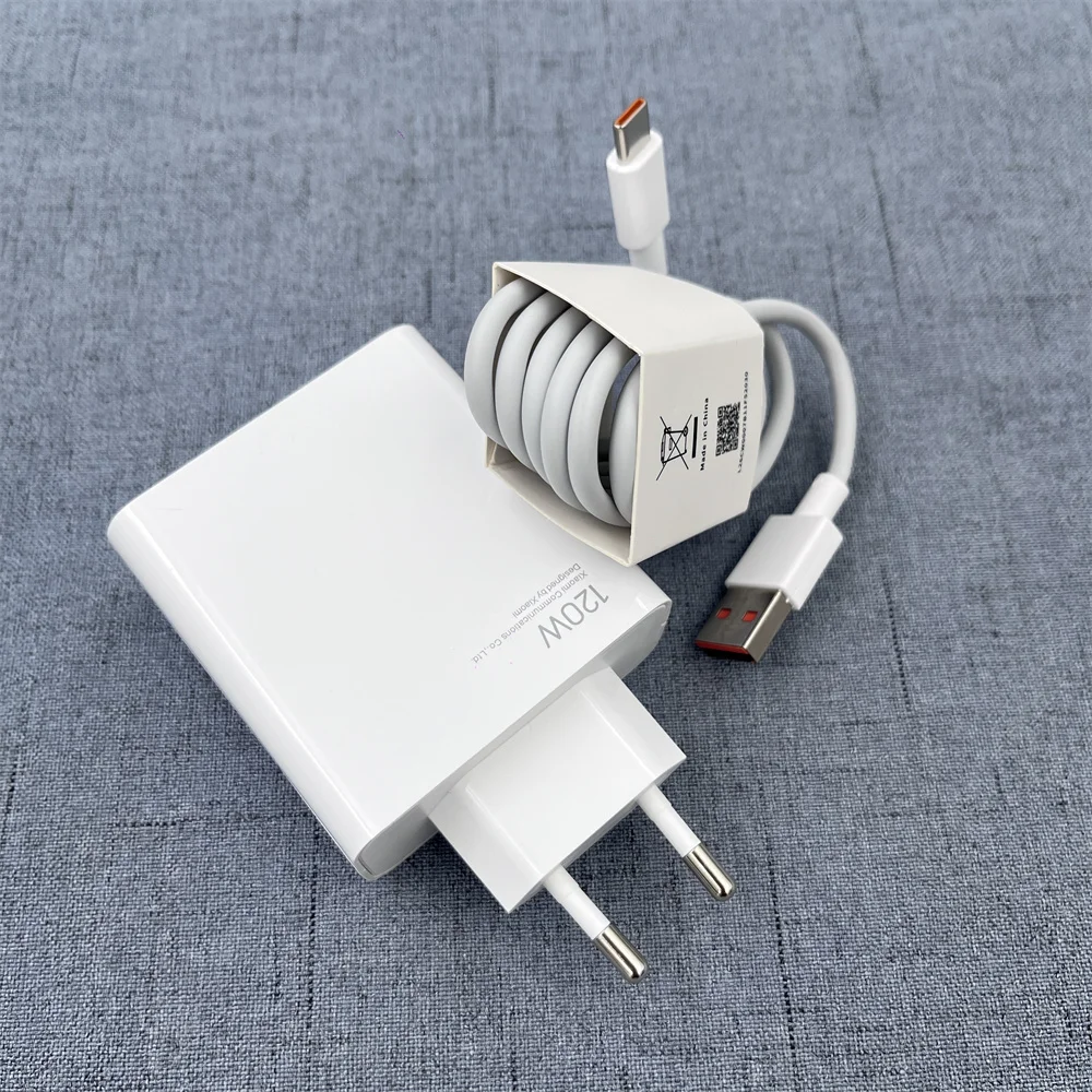 Xiaomi HyperCharge Fast Charging Combo EU Charger + Type C Cable Kit
