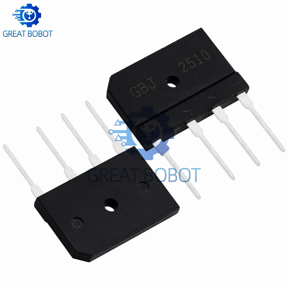 Diode bridge rectifier,rectifier diodes,electrical rectifier diodes BS 1pcs 25A 1000V diode bridge rectifier gbj2510 ZIP in stock