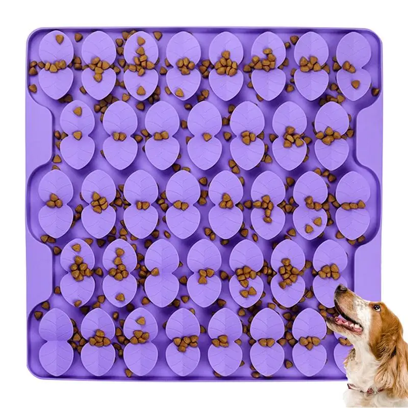 Pet Lick Mat Dog Lick Pad Peanut Butter Slow Licking Feeder Silicon Fun