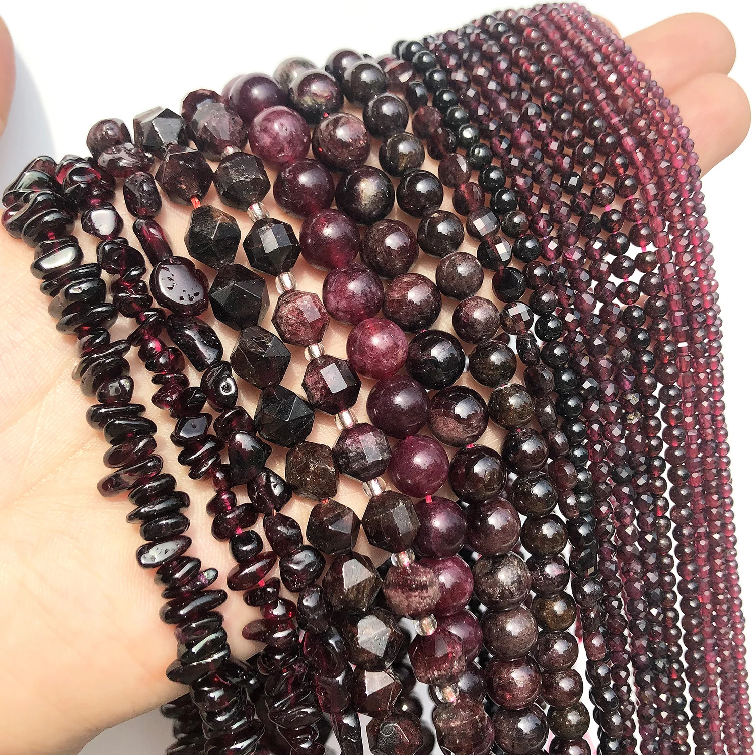 Natural Stone Beads Small Round Faceted Beads Color Loose Exquisite Beaded  For Jewelry Making DIY Bracelet Necklace Accessories - AliExpress