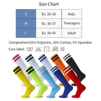 Chaussettes de Football à rayures blanches et noires pour hommes, adolescents, enfants, garçons, au-dessus du mollet, Baseball, Rugby, athlétiques, femmes et filles 2