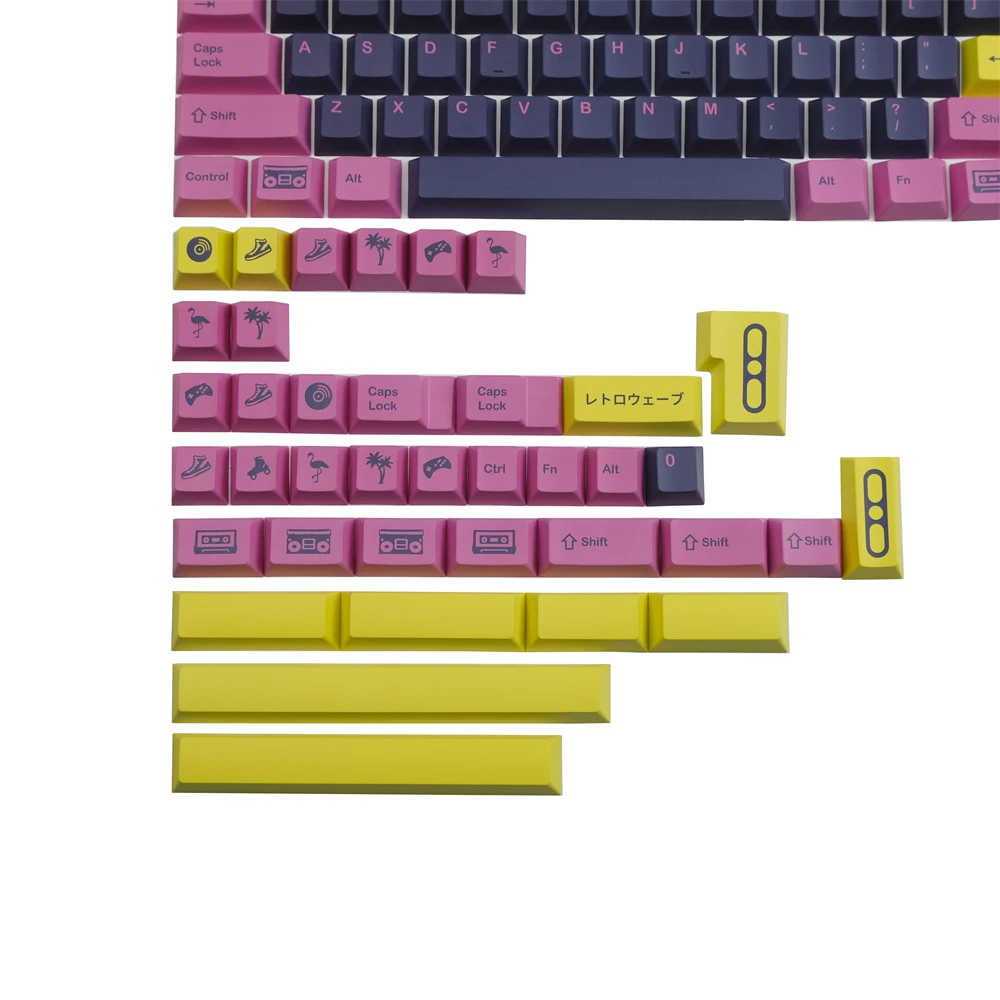 Pbt Keycaps 140 Teclas Gmk Retondas Keycap Dye-sublimação Cereja Perfil para Teclado Mecânico Interruptor mx Gk61 64 87 96 108 - Imagem 6