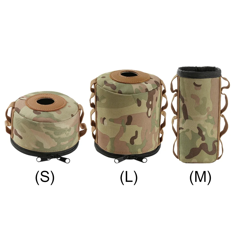 Camping Gas Can Portable Ventilated Propane & Butane Protector Outdoor Gas Case Fuel Cylinder Storage Bag Air Bottle Wrap Sleeve