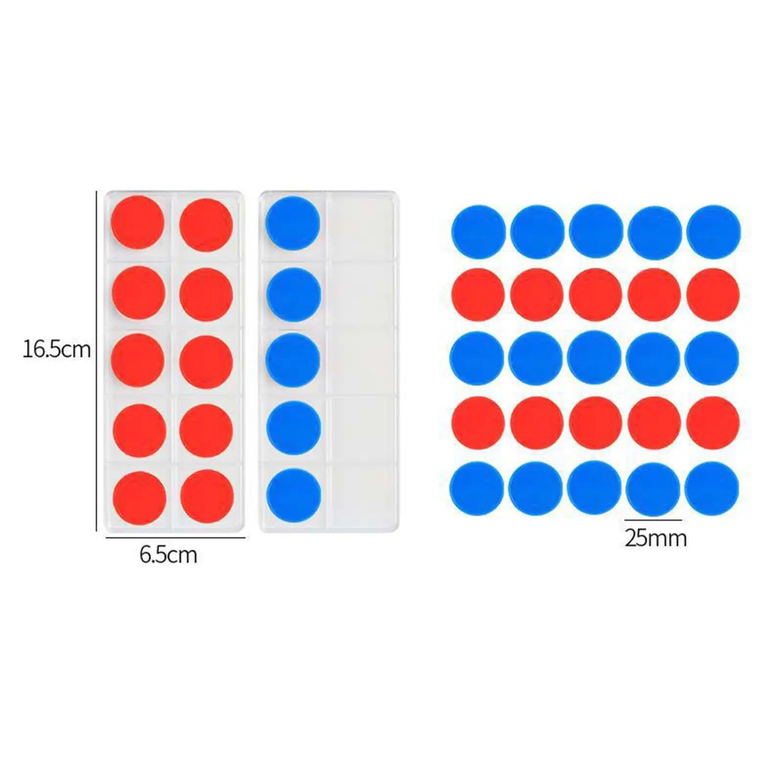 Ten Frame Classroom Set Teaching Aids Sensory Toys Counting Sorting Toys Math
